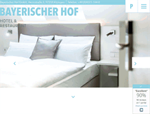 Tablet Screenshot of bayerischerhof.info